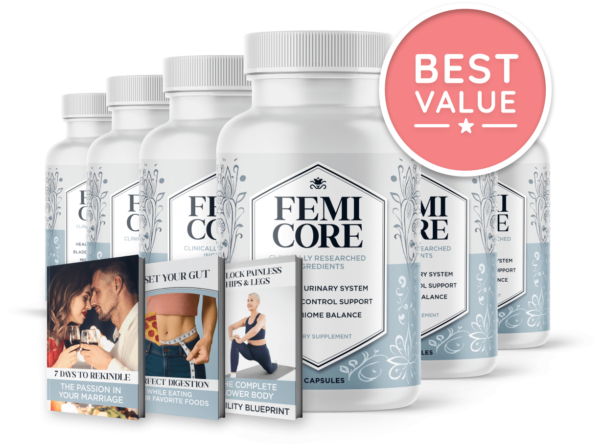 FemiCore 6 bottles — 180-day supply